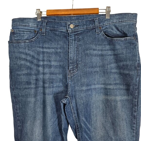 Levi's 541 Blue Jeans Size 42X32 Men's Straight Leg‎ Stretch Denim - Picture 3 of 10